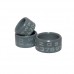 RING personalized PLASTIC laser engraved, color GREY